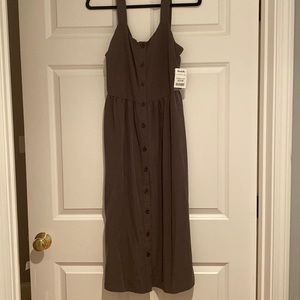 Nicole miller camo green midi button down dress SIZE 8